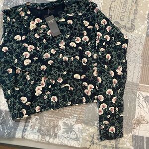 Vici A&F Women Sweatshirt Floral Long Sleeves Top